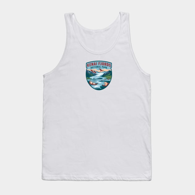 Kenai Fjords National Park Wildlife Tank Top by Perspektiva